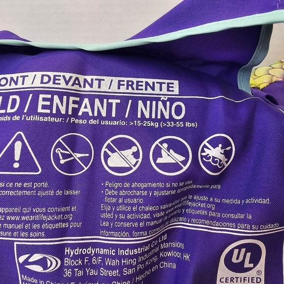 Speedo Splash Jammer Raindow Infant Peddle Jumper Swimming Beach Life Vest - Picture 4 of 7